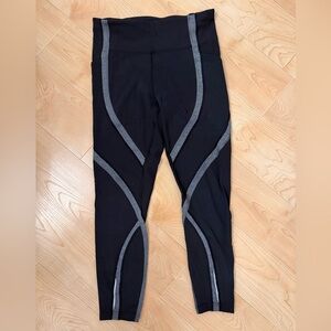 Lululemon Black and Gray Athletic Leggings